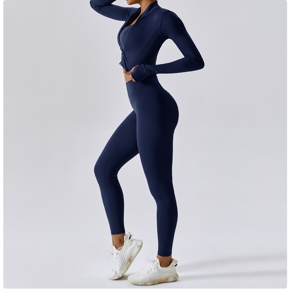 Navy Blue Women's Activewear Leggings